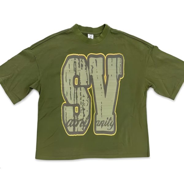 Olive Green SV Saint Vanity Tee