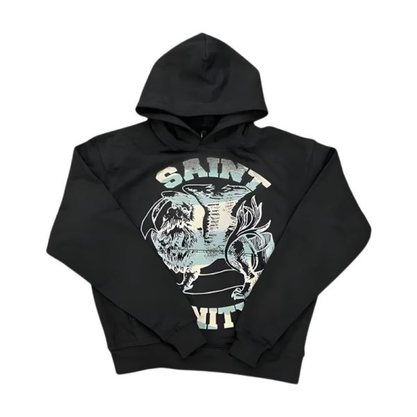 Saint-Vanity-Black-Hoodie-with-Signature-Logo