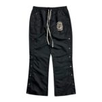 Saint Vanity Black Nylon Track Pants