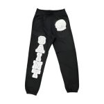Saint Vanity Black pants with Grey Logo