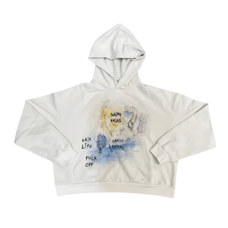 White-Saint-Vanity-Hoodie-with-Bold-Statement-Print White-Saint-Vanity-Hoodie-with-Bold-Statement-Print